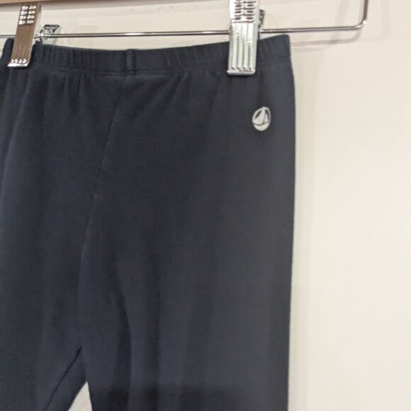 Petit Bateau Basic Leggings Tights Navy Blue Size 6 - Picture 2 of 4